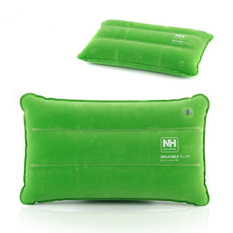 Inflated Pillows Compressed Folding Non-slip Pillow Suede Fabric Use For Travel