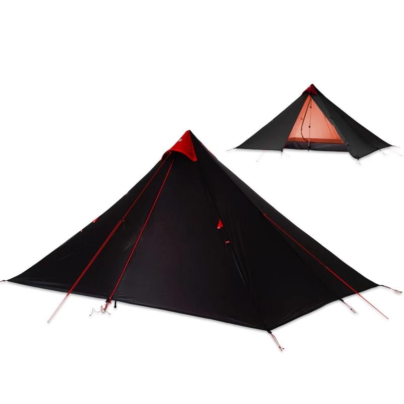 Ultralight Camping Tent 3 Season 15D Silicone 1-2 Person