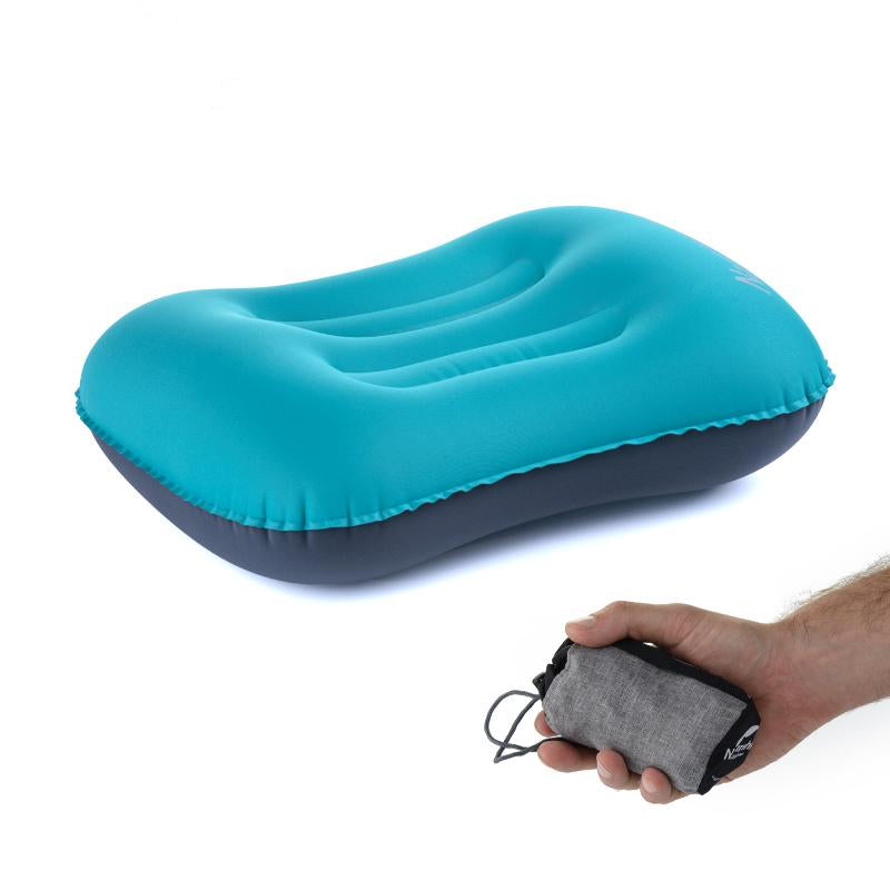 Inflatable Pillow Travel Air Pillow Neck Camping Sleeping Gear Fast Portable