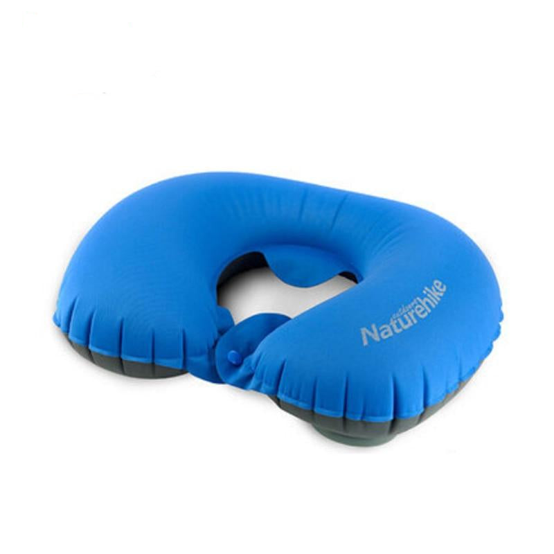 Press Inflatable Pillow Travel Air Neck Pillow Comfortable Cervical Pillows Sleep Folding